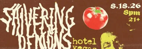 Flyer for Hotel Vegas presents Shivering Demons Residency ft. KNETX, Wezmer